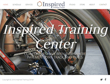 Tablet Screenshot of inspiredtrainingcenter.com